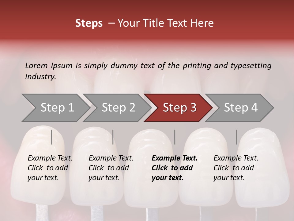 Aesthetic Orthodontic Lips PowerPoint Template