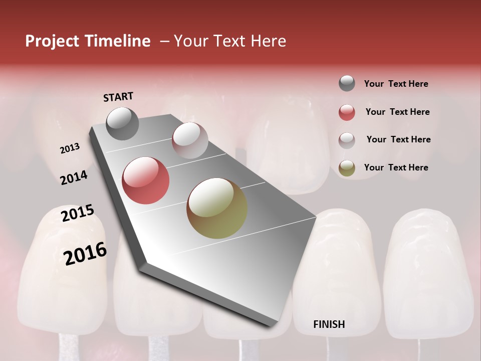 Aesthetic Orthodontic Lips PowerPoint Template