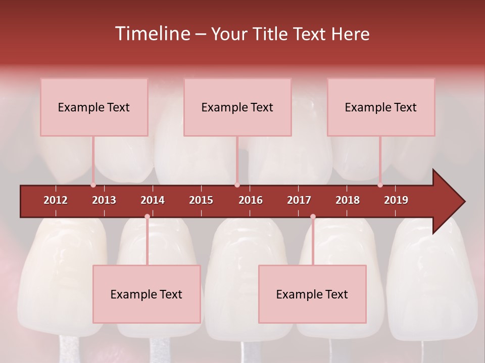 Aesthetic Orthodontic Lips PowerPoint Template