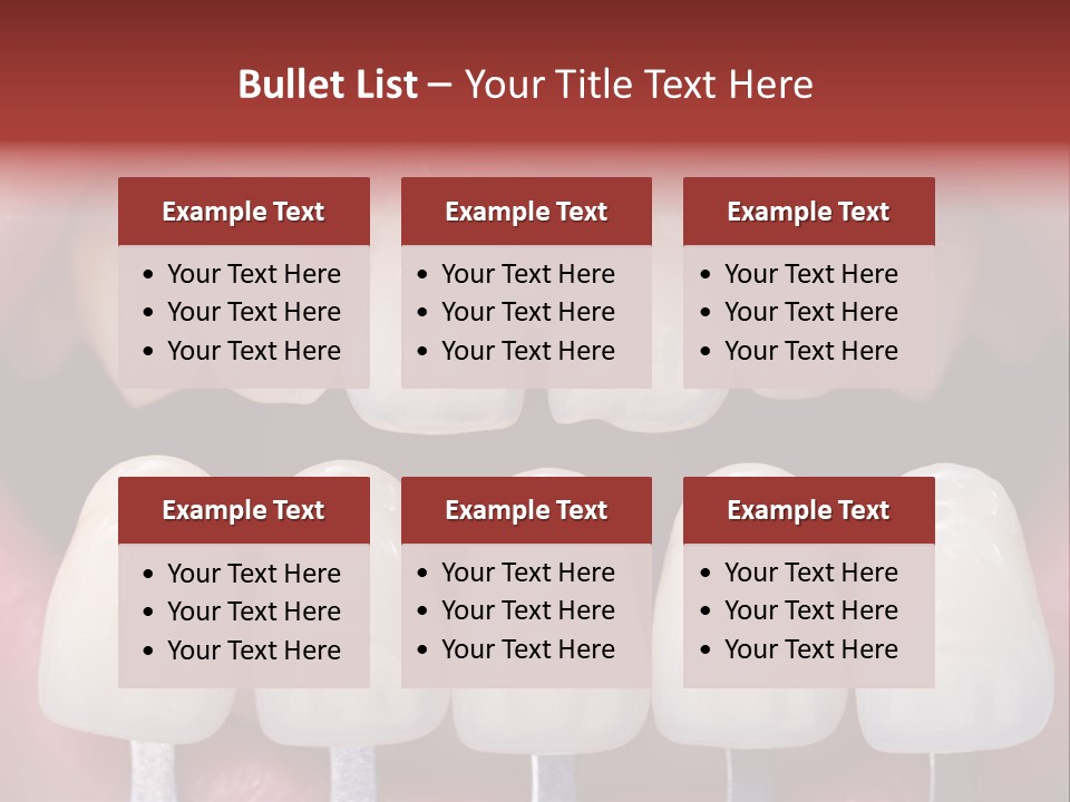 Aesthetic Orthodontic Lips PowerPoint Template