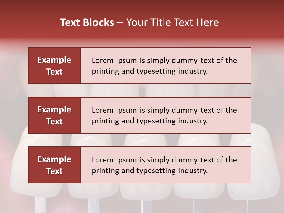 Aesthetic Orthodontic Lips PowerPoint Template