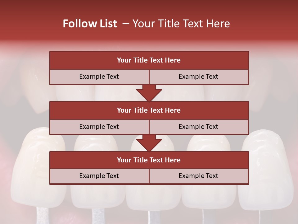 Aesthetic Orthodontic Lips PowerPoint Template