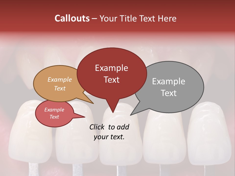 Aesthetic Orthodontic Lips PowerPoint Template