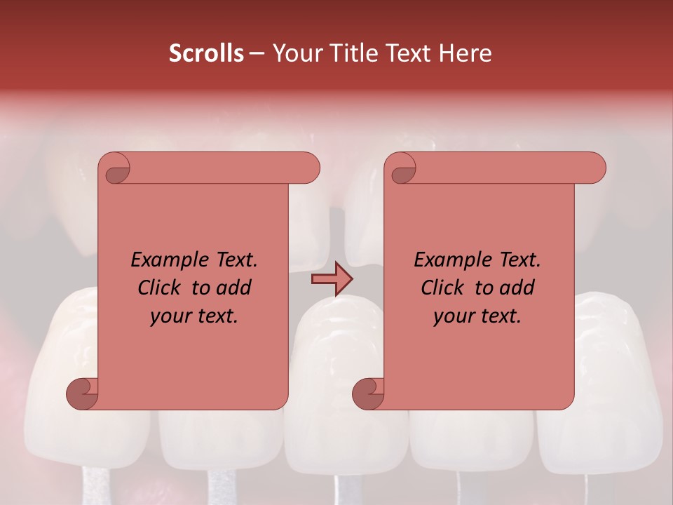 Aesthetic Orthodontic Lips PowerPoint Template