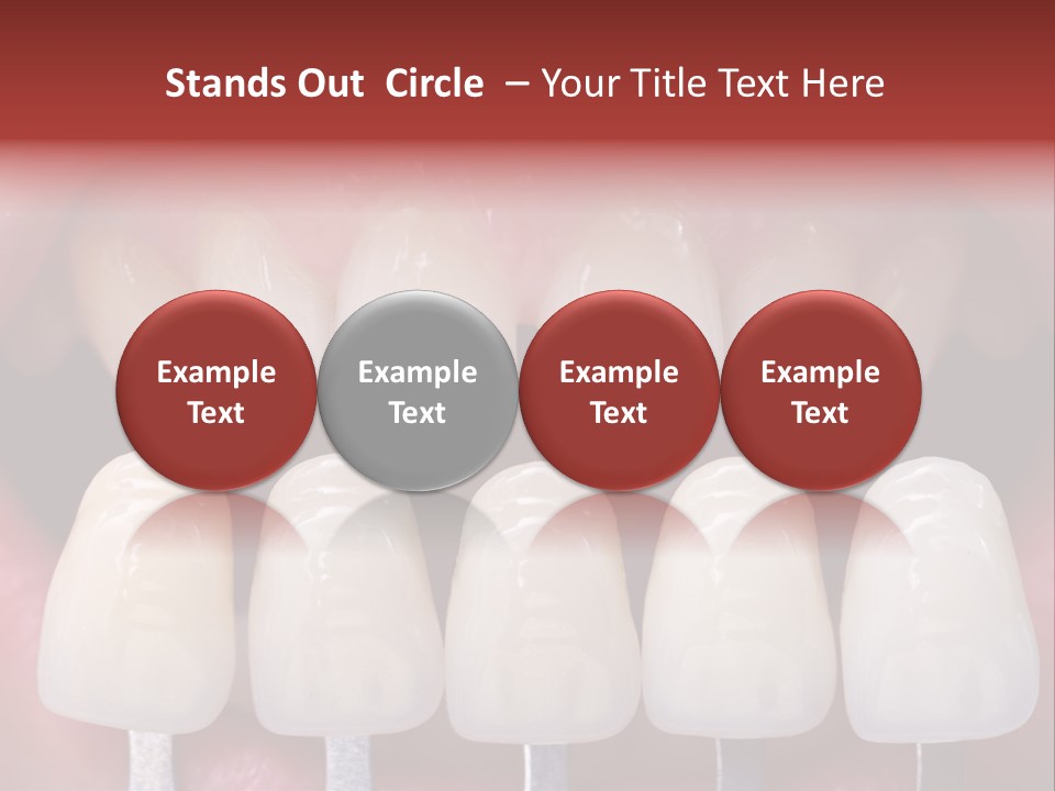 Aesthetic Orthodontic Lips PowerPoint Template