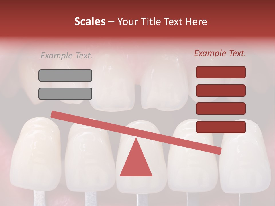 Aesthetic Orthodontic Lips PowerPoint Template