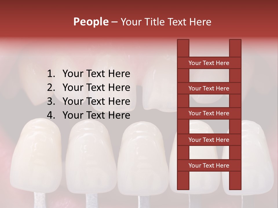 Aesthetic Orthodontic Lips PowerPoint Template