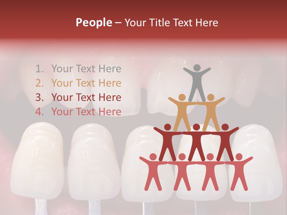 Aesthetic Orthodontic Lips PowerPoint Template