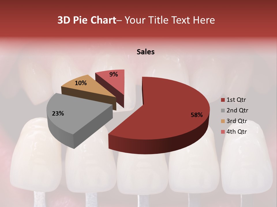 Aesthetic Orthodontic Lips PowerPoint Template