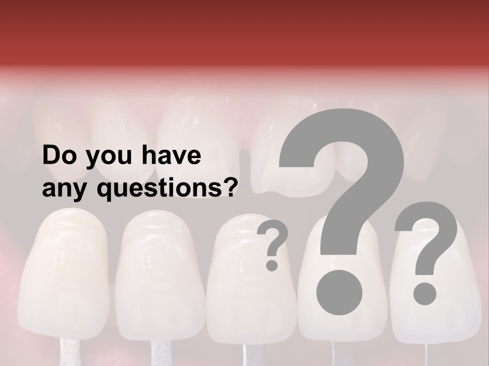 Aesthetic Orthodontic Lips PowerPoint Template