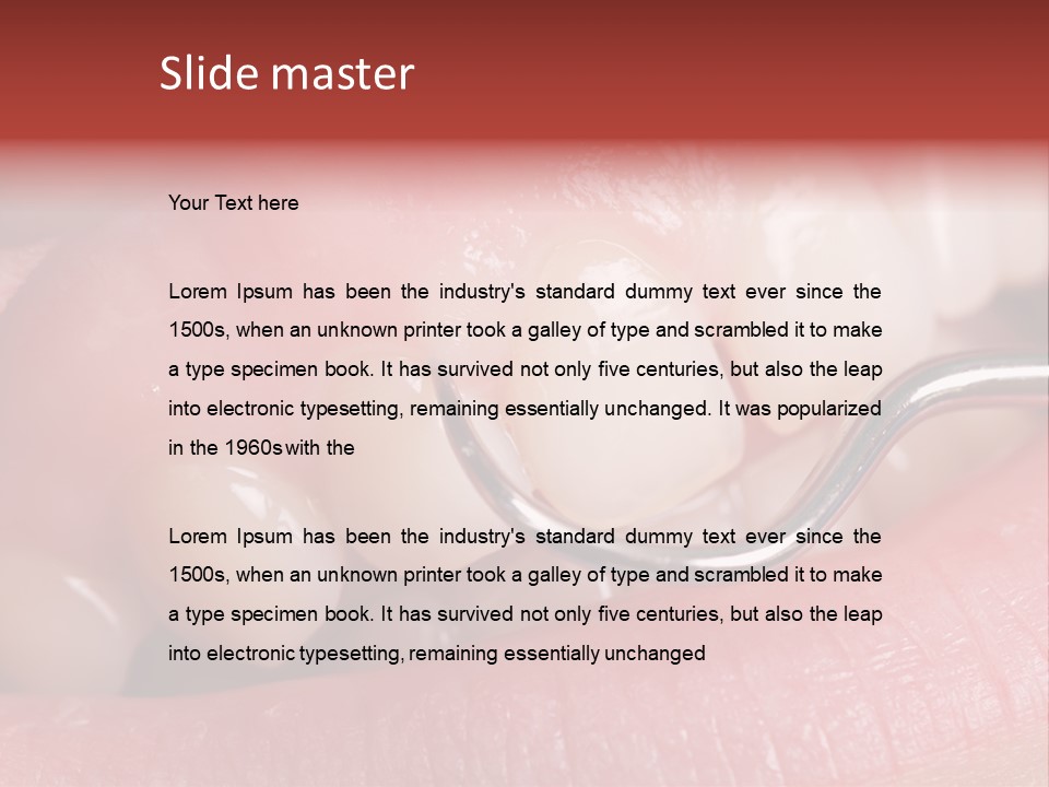 Examination Dental Procedure PowerPoint Template