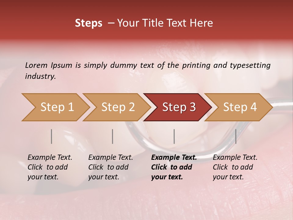 Examination Dental Procedure PowerPoint Template