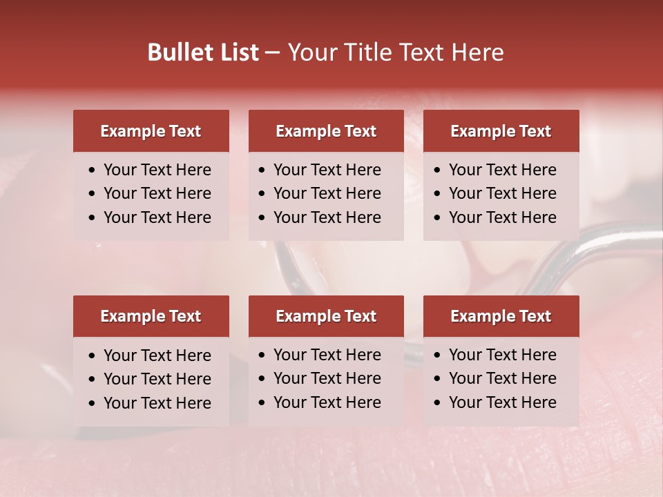 Examination Dental Procedure PowerPoint Template