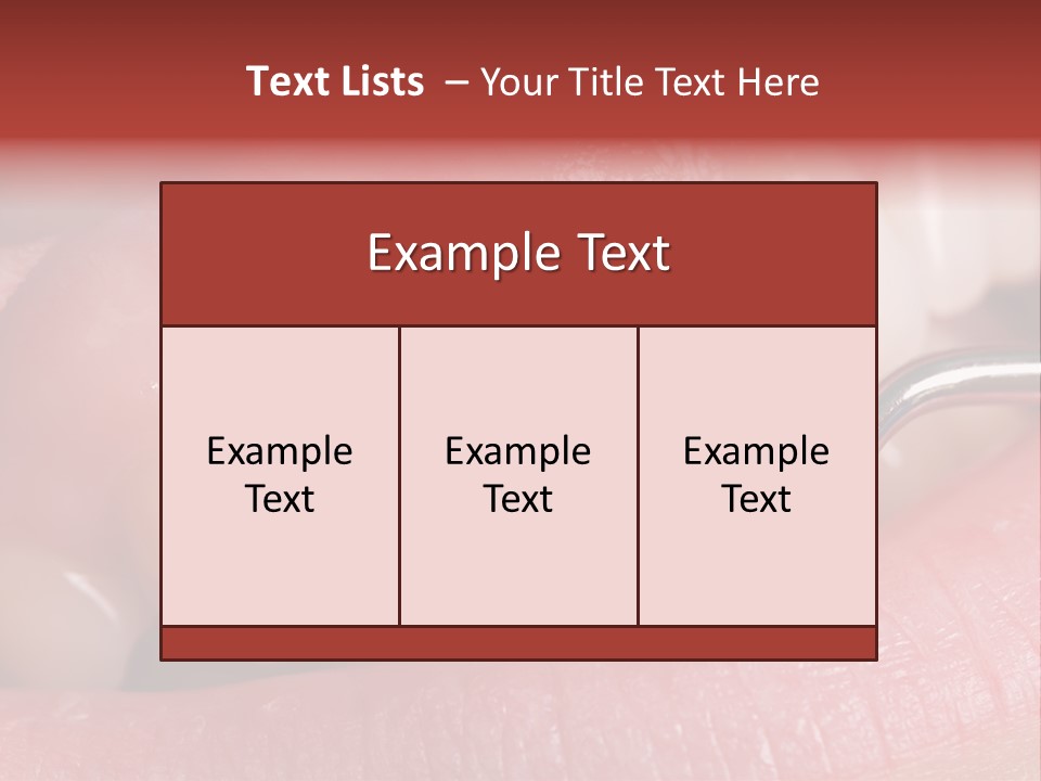 Examination Dental Procedure PowerPoint Template
