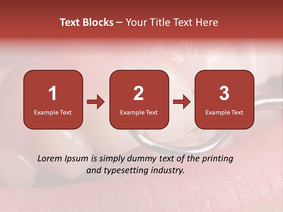 Examination Dental Procedure PowerPoint Template