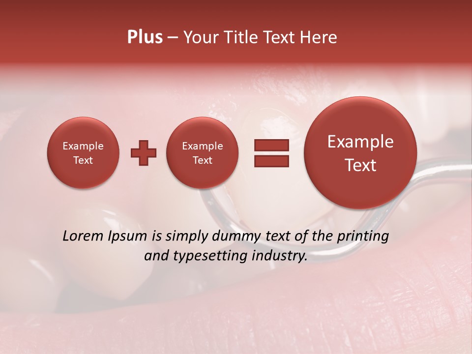 Examination Dental Procedure PowerPoint Template