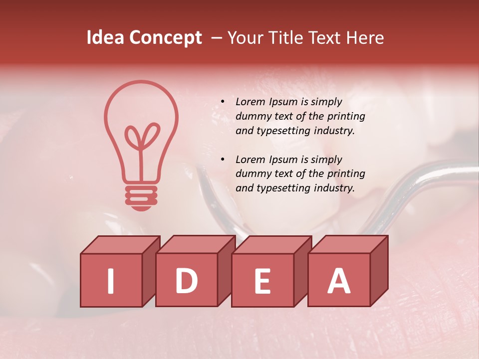 Examination Dental Procedure PowerPoint Template