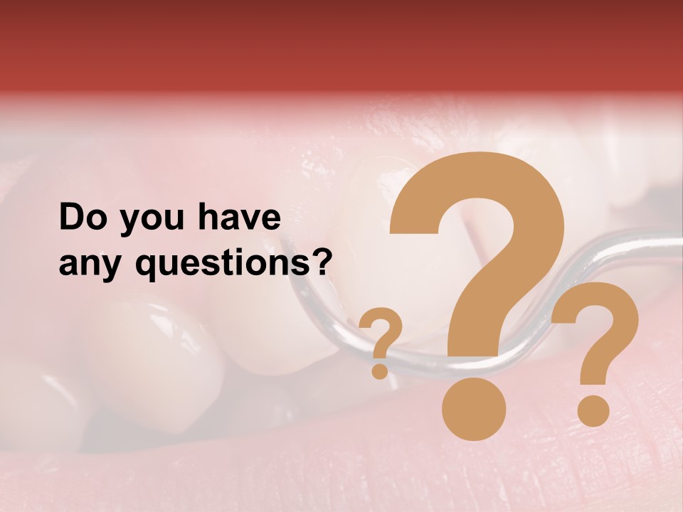 Examination Dental Procedure PowerPoint Template