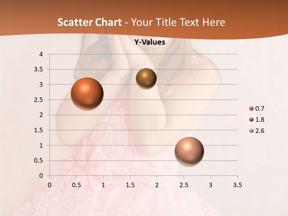 Pink Childhood Caucasian PowerPoint Template