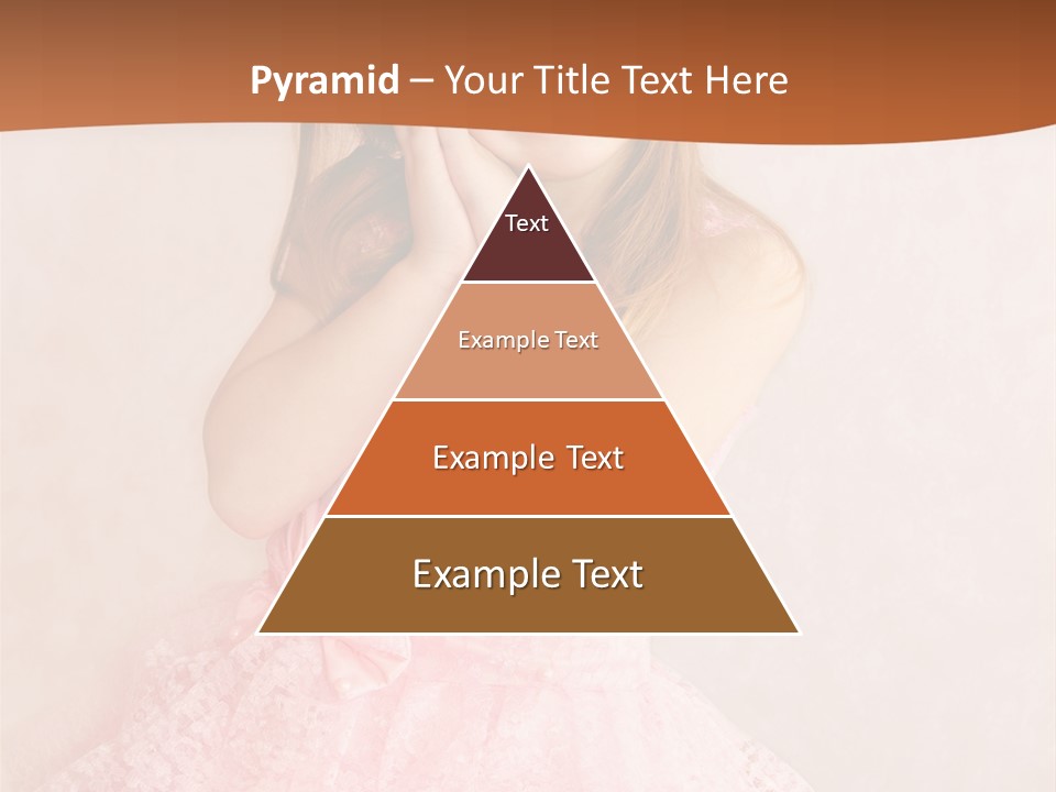 Pink Childhood Caucasian PowerPoint Template