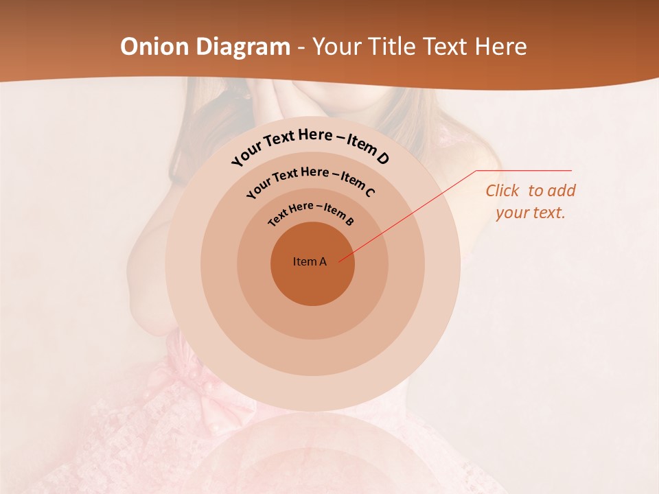 Pink Childhood Caucasian PowerPoint Template