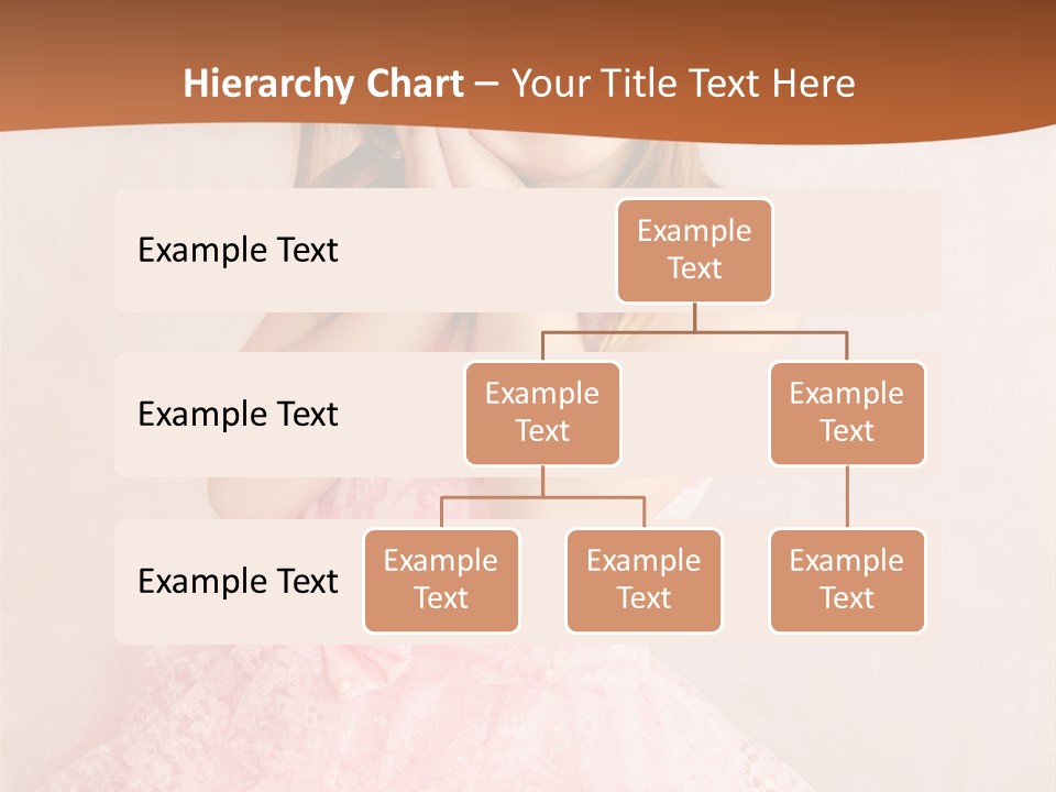 Pink Childhood Caucasian PowerPoint Template