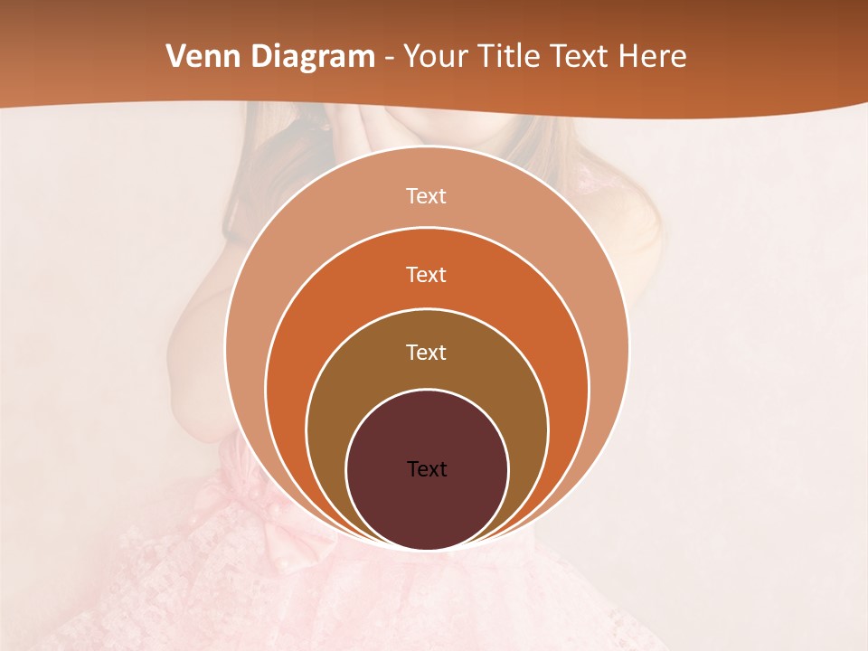 Pink Childhood Caucasian PowerPoint Template