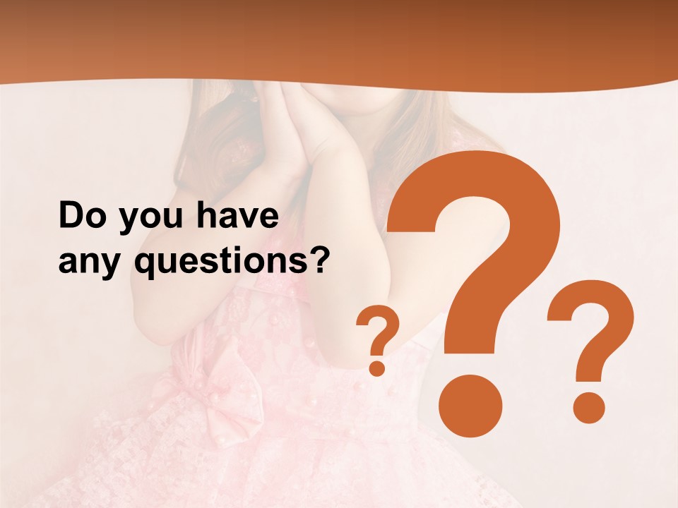 Pink Childhood Caucasian PowerPoint Template