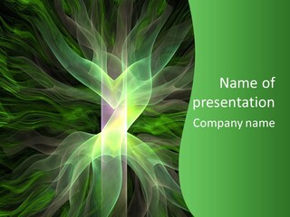 Psychedelic Fantasy Glowing PowerPoint Template