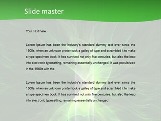 Psychedelic Fantasy Glowing PowerPoint Template