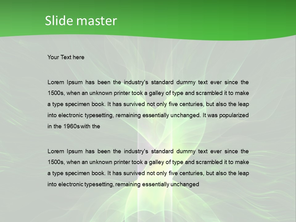 Psychedelic Fantasy Glowing PowerPoint Template
