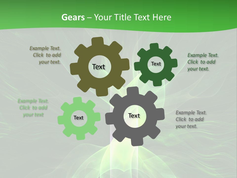 Psychedelic Fantasy Glowing PowerPoint Template