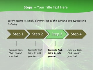 Psychedelic Fantasy Glowing PowerPoint Template