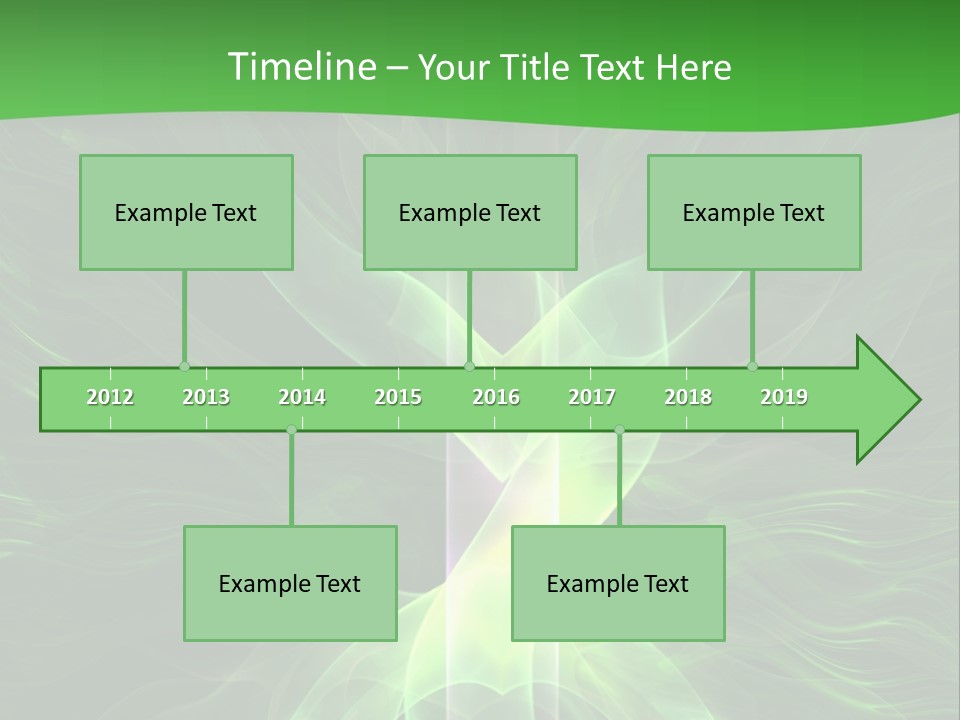 Psychedelic Fantasy Glowing PowerPoint Template