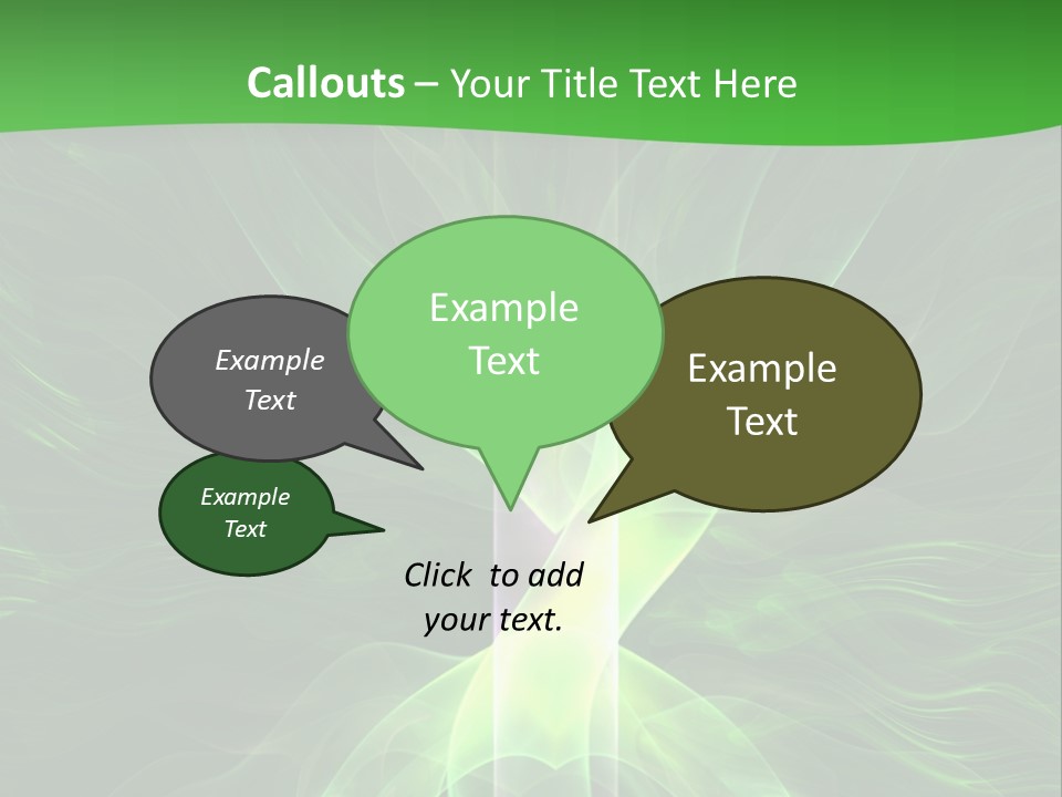 Psychedelic Fantasy Glowing PowerPoint Template