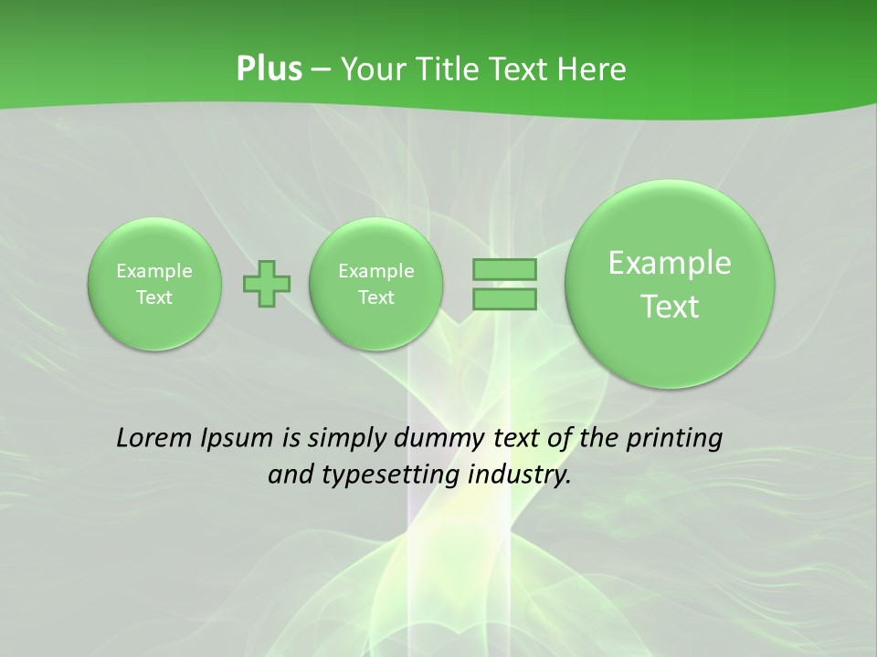 Psychedelic Fantasy Glowing PowerPoint Template