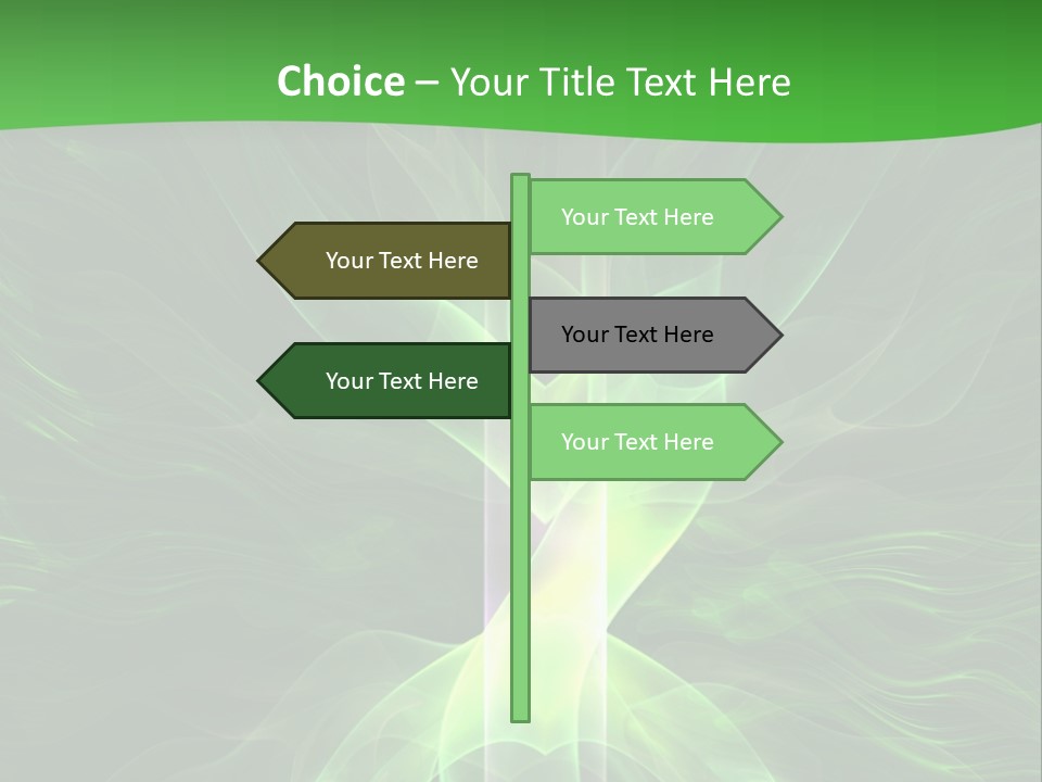 Psychedelic Fantasy Glowing PowerPoint Template