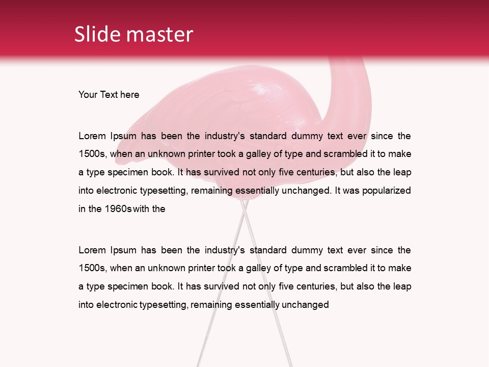 Isolated Studio Panoramic PowerPoint Template