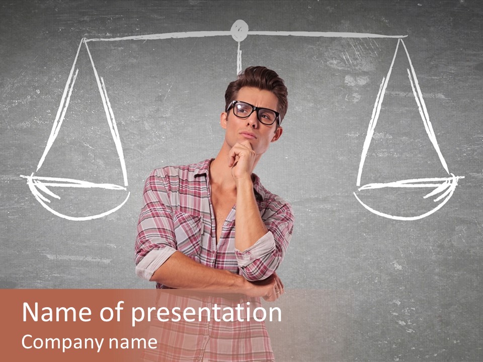 Possibility Decision Lawyer PowerPoint Template