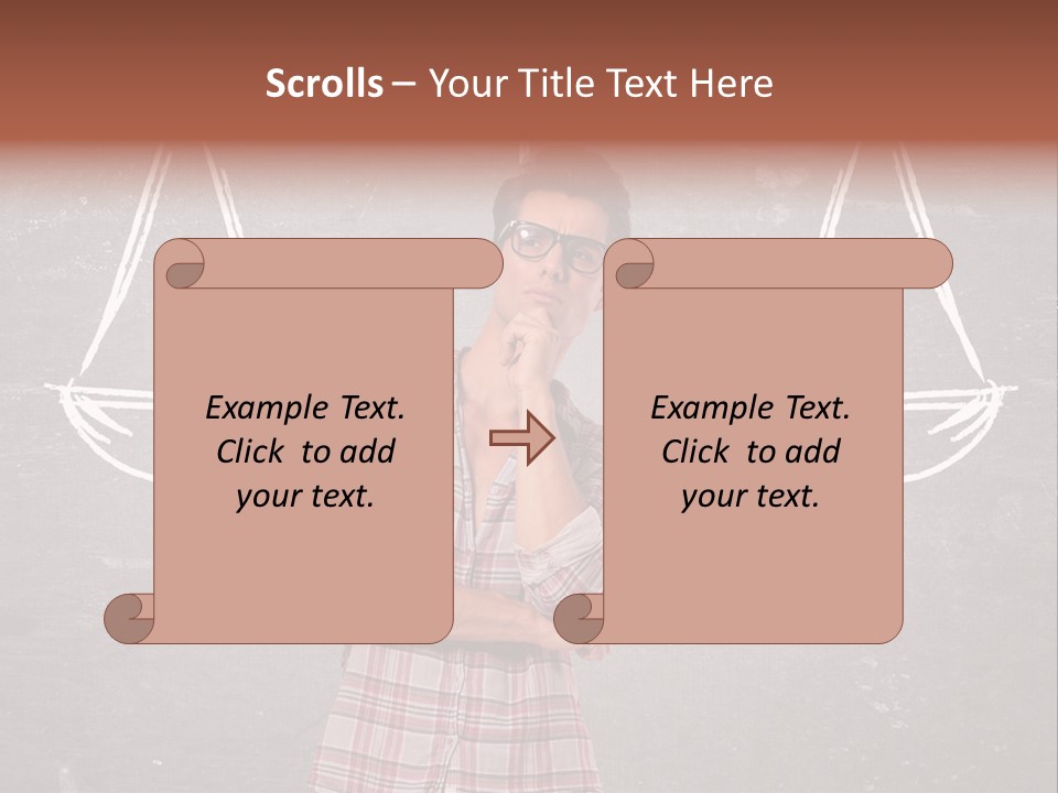 Possibility Decision Lawyer PowerPoint Template