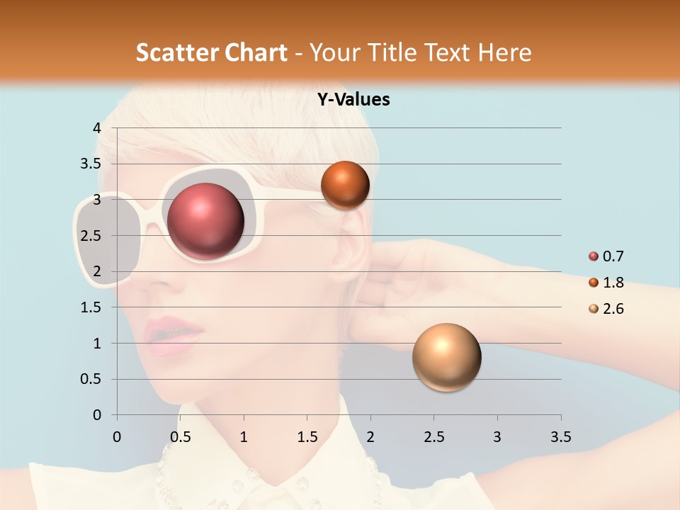 Girl Studio Blonde PowerPoint Template