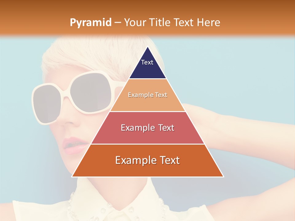 Girl Studio Blonde PowerPoint Template