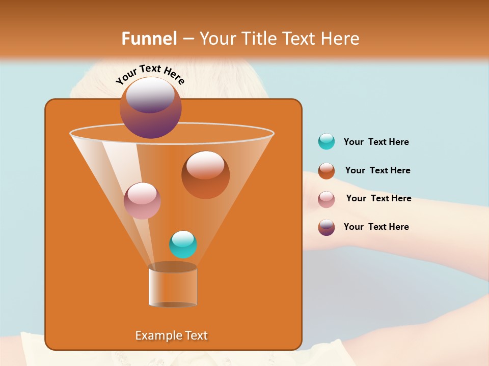 Girl Studio Blonde PowerPoint Template