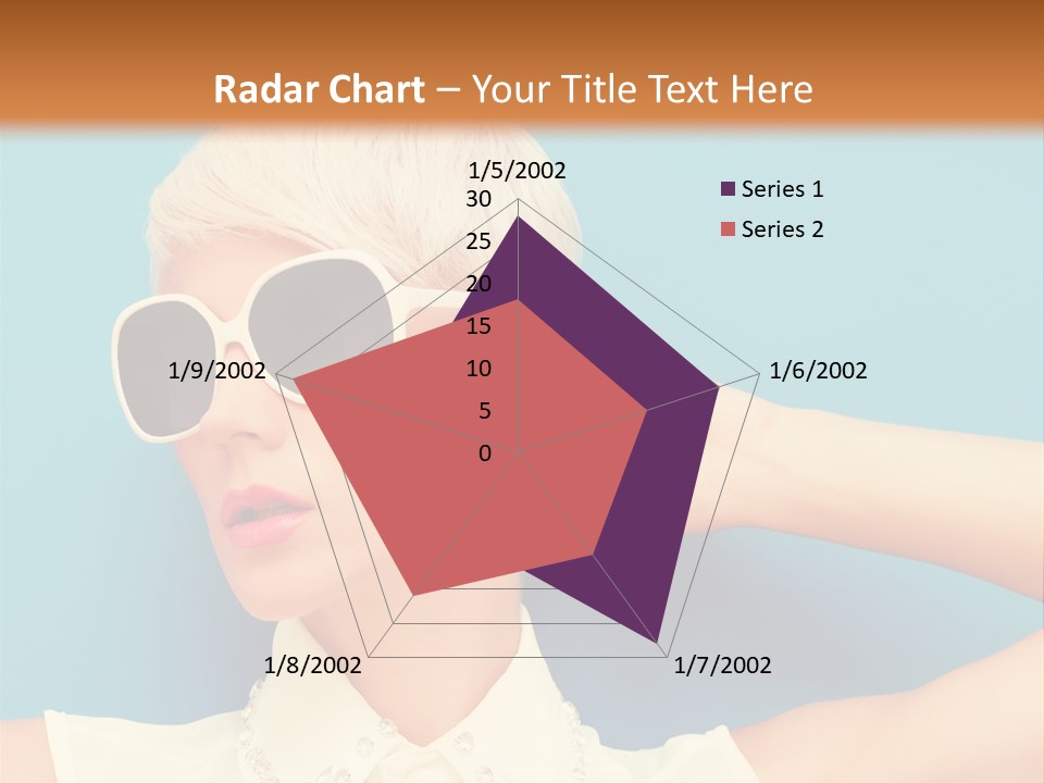 Girl Studio Blonde PowerPoint Template