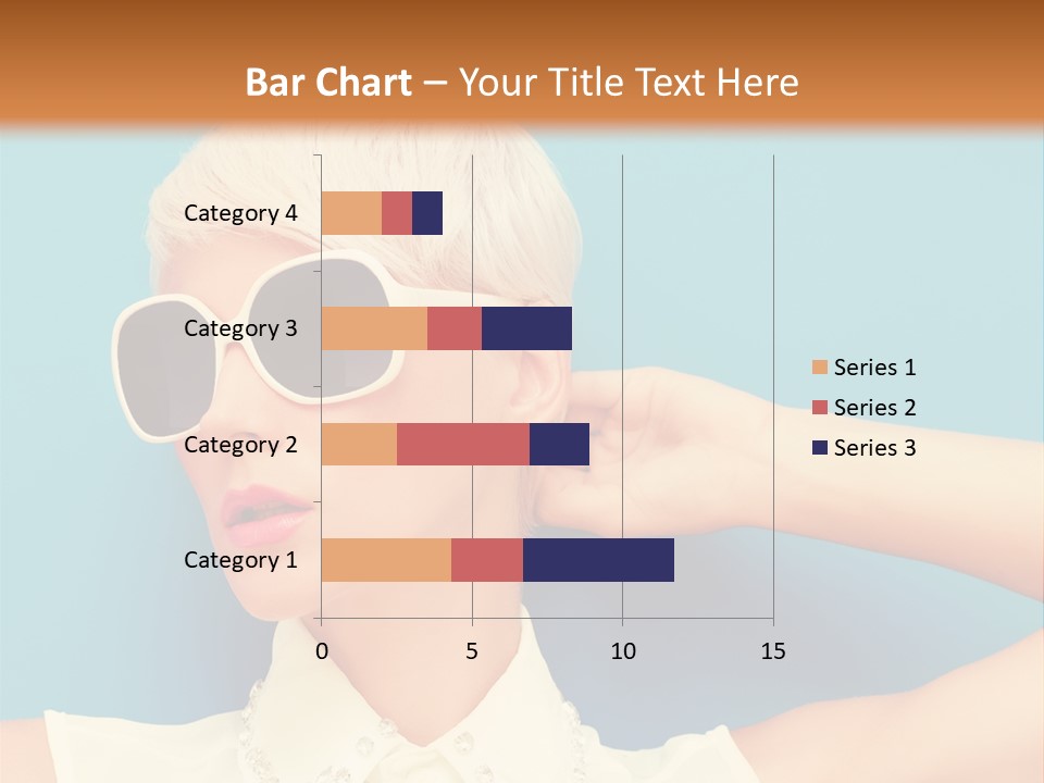 Girl Studio Blonde PowerPoint Template