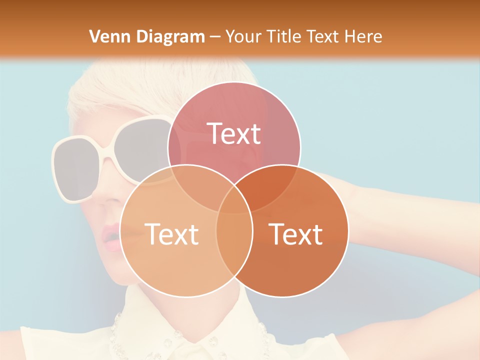 Girl Studio Blonde PowerPoint Template