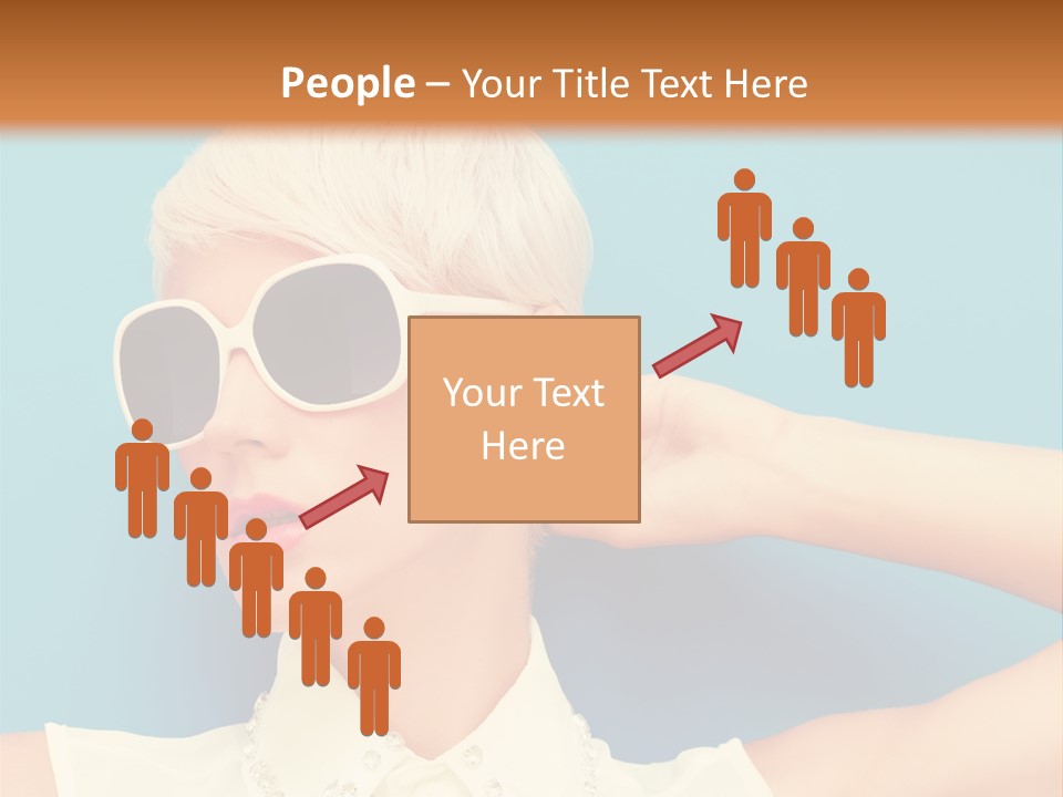 Girl Studio Blonde PowerPoint Template