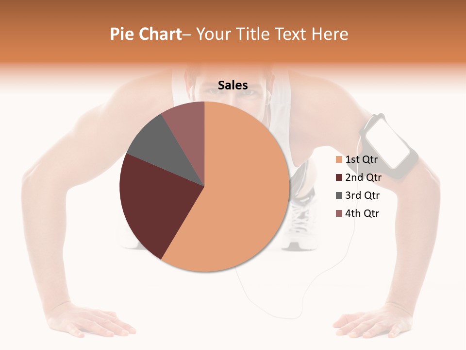 Posing Body Young PowerPoint Template