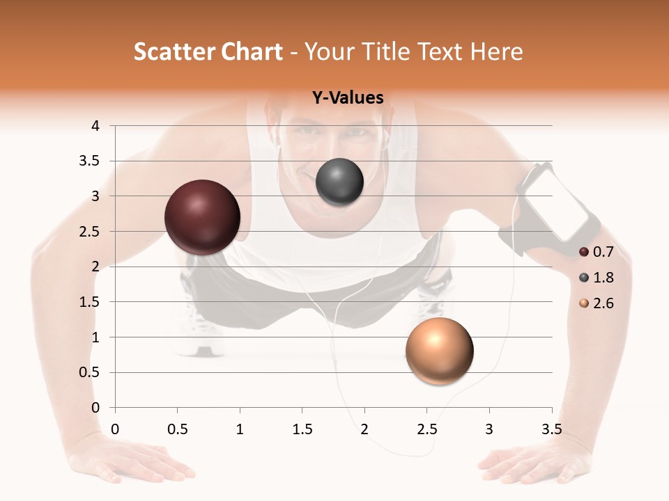 Posing Body Young PowerPoint Template