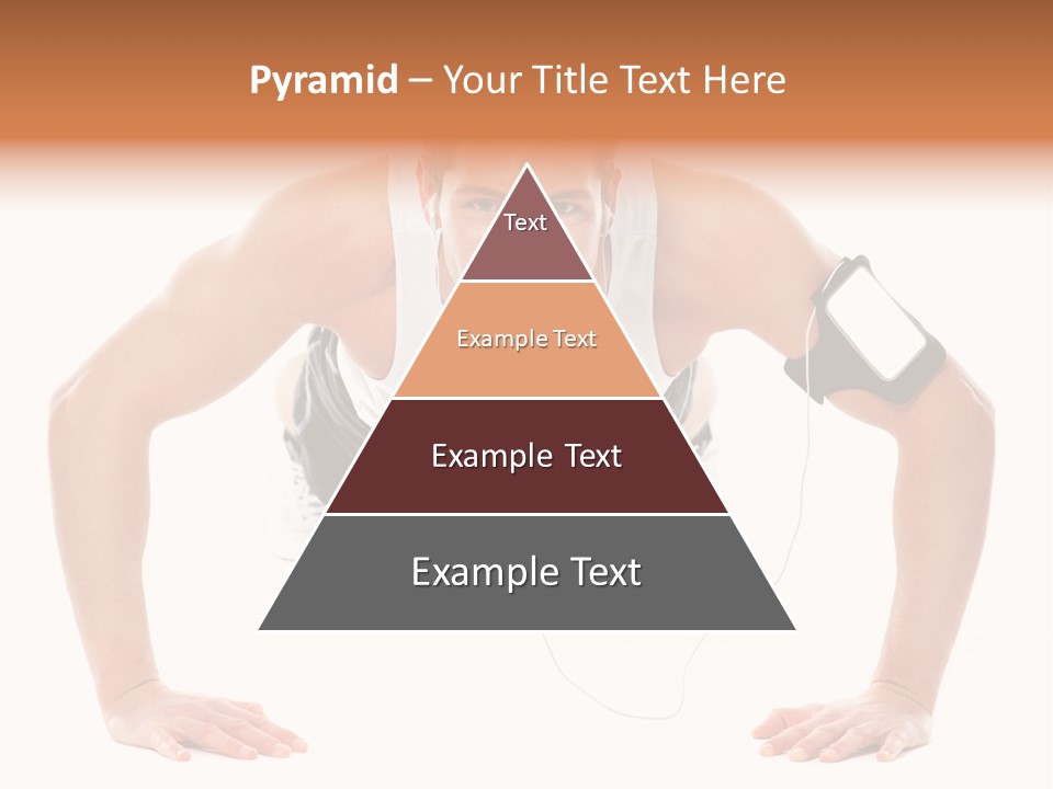 Posing Body Young PowerPoint Template